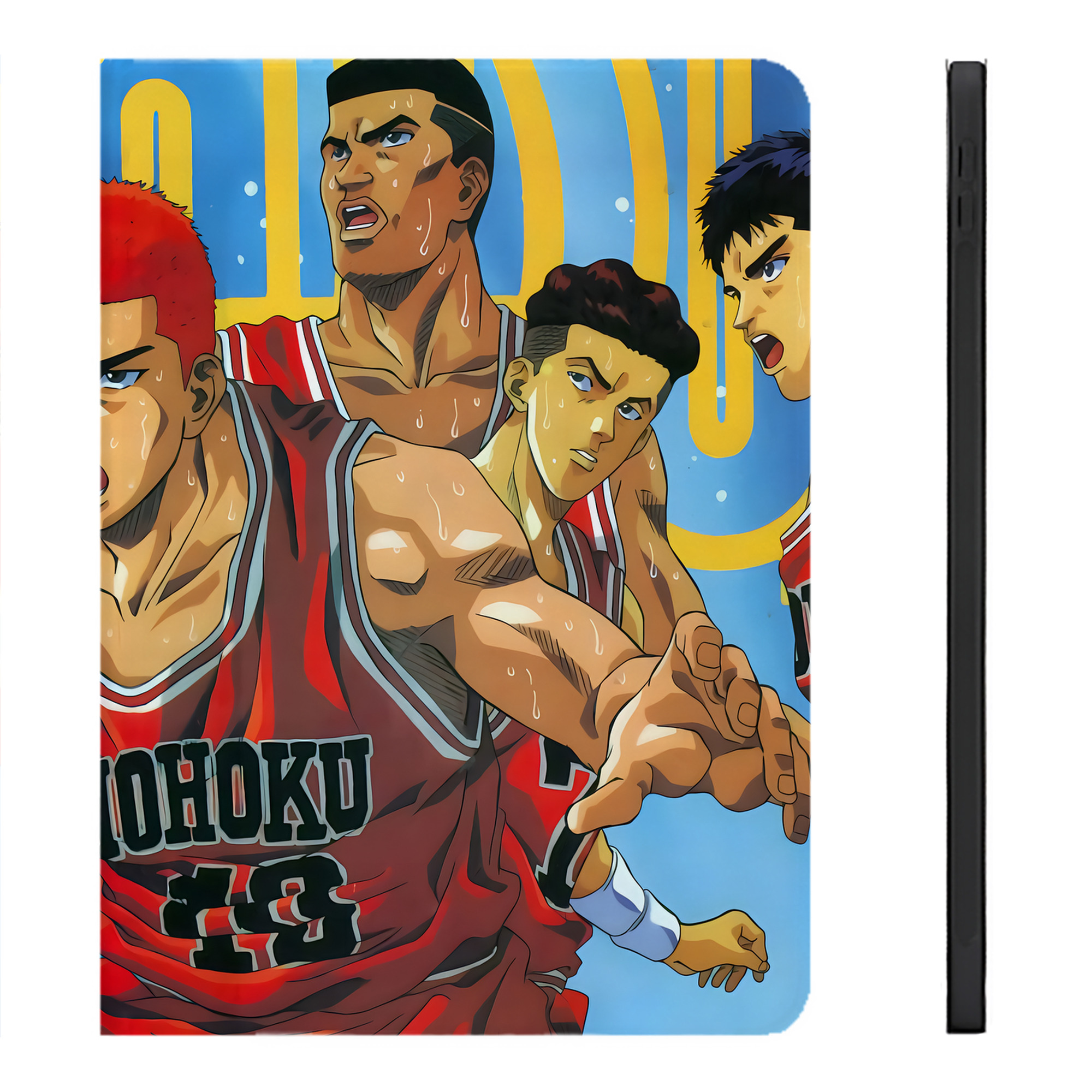 （画像用） SLAM DUNK／スラムダンク IPadケース ペンホルダー付き ブックスタイルデザイン